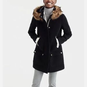 J.Crew Chateau parka Italian stadium-cloth wool jacket coat